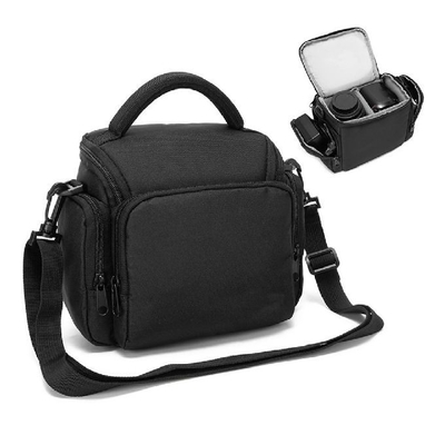 Tragbare schwarze, langlebige, wasserdichte Kamera-Umhängetasche, Kamera-Schultertasche