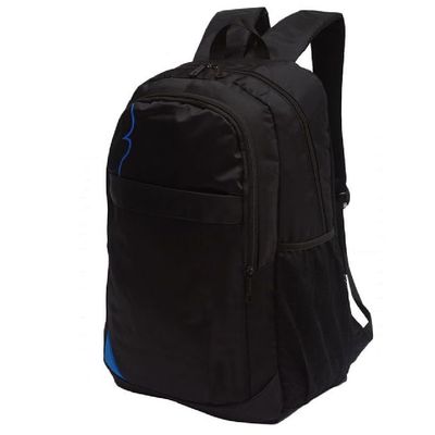 Leichte schwarze Polyester-Schulrucksack-Tasche