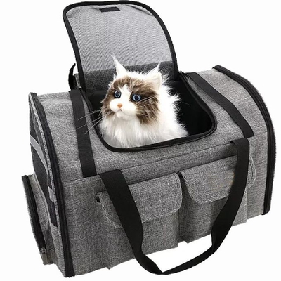 Benutzerdefiniertes Logo Outdoor Pet Carrier Reisetasche Atmungsaktive Multi-Tasche