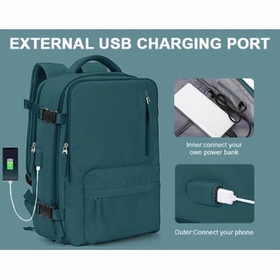 Outdoor Büro Laptoptaschen Sportrucksack Lässiger Tagesrucksack 14 Zoll mit USB-Anschluss