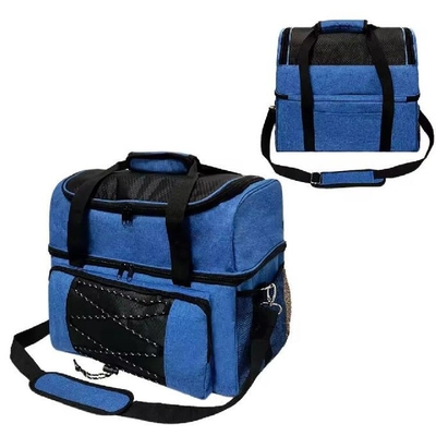 Sportliche Bowling-Tote-Tasche für Bowling-Extra-Zubehör Zwei Kugeln Tote-Tasche mit Polster-Ballhalter