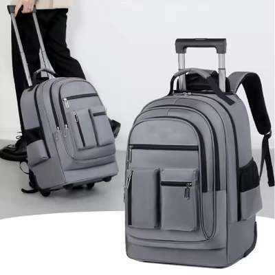Trolley Gepäck Rad Rucksack Rolling Reisen Student Laptop Rucksack mit 2 Rädern