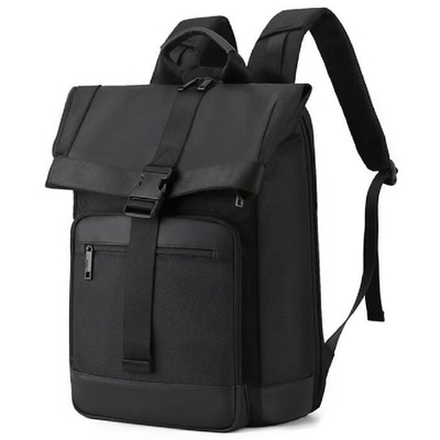 Nylon Roll Top Tuck Pack Rucksack mit Buckel Cover Großkapazität Outdoor Reisen Geschäfts Laptop Rucksack
