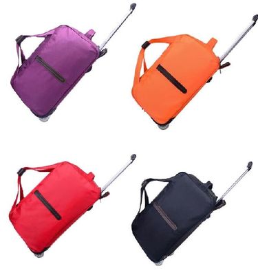 Kapazitäts-Gepäck-Taschen-kundenspezifische Reise-Tasche Oxfords materielle große mit Laufkatze