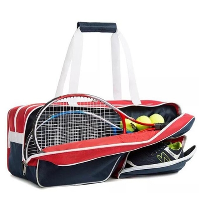 Kundenspezifische einfache Mode-wasserdichte Tennis-Tasche mit Schuh-Fach