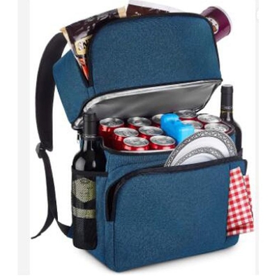 Personen-wiederverwendbarer Isolierkühltasche-Nahrungsmittelspeicher-Picknick-tragender Rucksack Soems 4