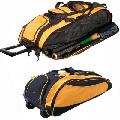 Laufkatzen-kundenspezifischer Sport sackt Duffle-Rollen-Baseball-Tasche mit Rad ein
