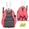 Damen und Herren Outdoor-Tennistaschen Rucksack für 6 Tennisschläger