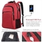 Roter Büro-Laptop-Rucksack-zufälliger Sport wandert Antidiebstahl-Studenten School Bag