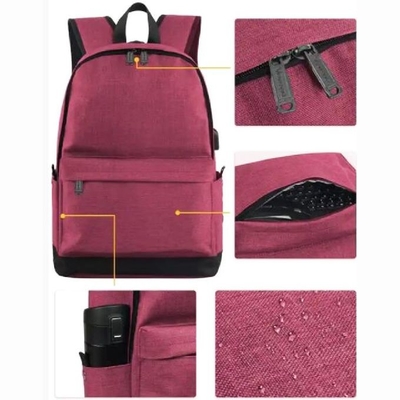 Kundenspezifischer College-Laptop-Schulrucksack Logo Outdoor Camping Backpack Waters beständiger