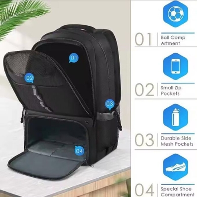 Basketball Rucksack für Jungen Fitnessstudio Sport Fußball Rucksack mit Ballnetz Tasche