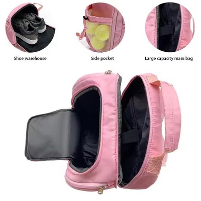 Pickleball-Paddel-Tasche Squash und Badminton-Schläger-Rucksack mit separatem Schuhfach