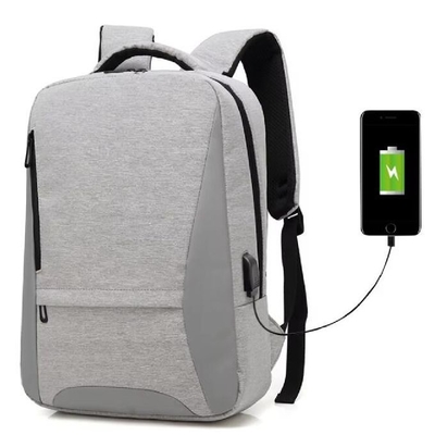 Business Wasserdichte Rucksack Universitäts Rucksack mit USB für Wandern Reisen
