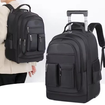 Trolley Gepäck Rad Rucksack Rolling Reisen Student Laptop Rucksack mit 2 Rädern