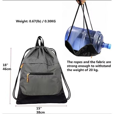 Custom Logo Sport große Kapazität Fitness Fitness Gym Drawstring Taschen