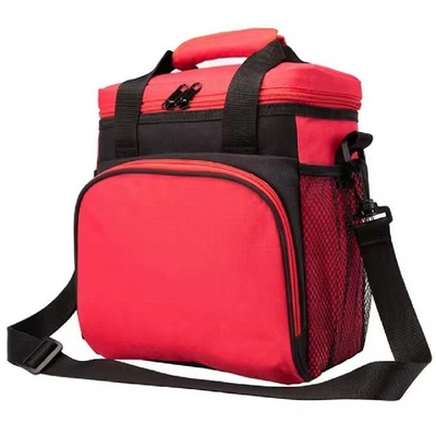 Isolierter Lunch-Tasche Büro Stilvolle Polyester Fitness Wasserdichte Wiederverwendbare Thermalkühltasche