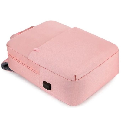 Geschäftsreisen Wasserdichte Taschen für Frauen Mode Diebstahlschutz Laptop Rucksäcke mit USB