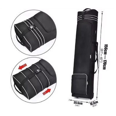Wasserdicht gepolsterte Snowboard-Reisetasche Klapptasche mit Rädern