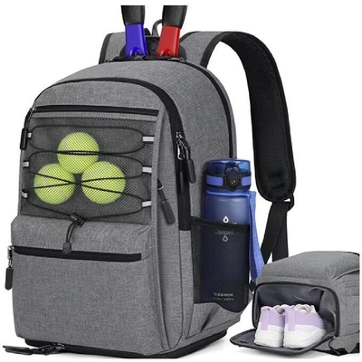 Vielseitige Tennis-Schläger Taschen 2 Schläger mit isolierter Tasche Lüftung Schuhfach