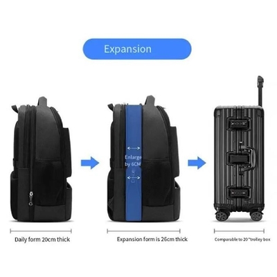 Wasserdicht Nylon-Schwarzer Reisetasche Computertasche für Schüler