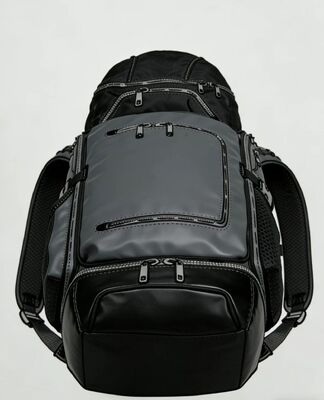 Customized Logo Outdoor Sport Tasche mit wasserdichtem Polyester und Mesh Back Panel für Atmung