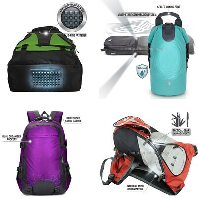 Extra große Kampfsport-Tasche mit Netzbelüftungsflächen, mehreren Waffenhaltern und Uniformfach