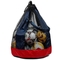 Stoff-Maschen-Fußball-Tasche 420D Oxford 65 x 65 x 82 cm Größen-großes geladenes Ball-Paket