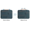 13,0 Zoll-Ärmel-Kasten-Reißverschluss-Laptop-Aktenkoffer-Geschäfts-Laptop-Handtasche